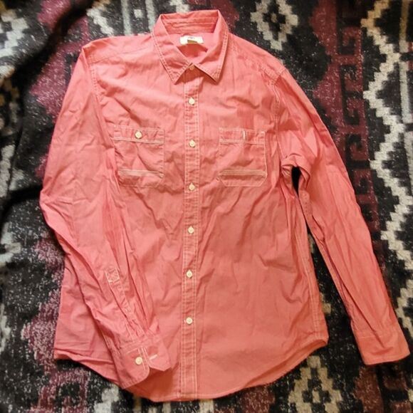 Timberland Other - Timberland Cotton Button Down Shirt Pink Men's Medium